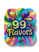 Load image into Gallery viewer, 99 Flavors Mylar Bag 3.5g shape bags