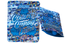 Load image into Gallery viewer, Cartel Money Cotton Candy Dulce Mylar Bags 3.5g Holographic - Black Unicorn Hub