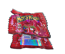 Load image into Gallery viewer, Mora Fresa Fumi Cut Out Mylar Bags 3.5g Die Cut Holographic High Volume