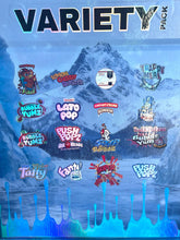 Load image into Gallery viewer, Variety Pack Glass Jars - Varity Pack 16 Flavors in box Empty Jars