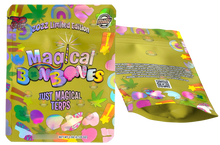 Load image into Gallery viewer, Magical Bonbones Cut Out Mylar Bags 3.5g Die Cut Holographic 30 Flamez Limited Edition