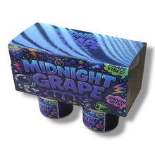 Load image into Gallery viewer, Midnight Grape Ice Cream Style 3.5G Plastic Jars with Display Boxes – Packaging Only
