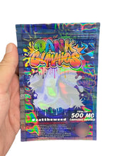 Load image into Gallery viewer, Dank Gummies 500mg Mylar Bag Purple-Packaging Only - Black Unicorn Hub
