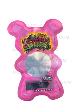 Load image into Gallery viewer, Dank Gummies Cut out 500mg Mylar Bag with window Pink- Packaging Only