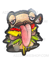 Load image into Gallery viewer, Hamburger cut out Mylar bag 3.5g Can use for any strain - Black Unicorn Hub