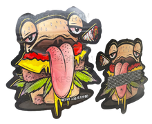 Load image into Gallery viewer, Hamburger cut out Mylar bag 3.5g Can use for any strain - Black Unicorn Hub