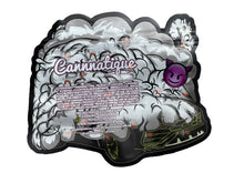 Load image into Gallery viewer, Cannatique Urus Mylar Bag 3.5g Cut Out - Black Unicorn Hub
