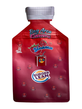 Load image into Gallery viewer, Yumberries Burger Lean Bay Area Candy cut out Mylar Bags 3.5g Die Cut