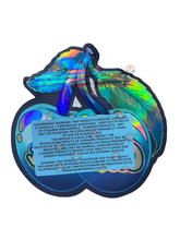 Load image into Gallery viewer, Blue Cherries Cut Out Mylar Bags 3.5g