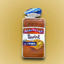 Load image into Gallery viewer, Sprinklez Swirl Bread Blue Berry Muffin 3.5G Mylar Bags- Holographic- Cinnamon Raisin - Black Unicorn Hub