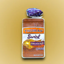 Load image into Gallery viewer, Sprinklez Swirl Bread Blue Berry Muffin 3.5G Mylar Bags- Holographic- Cinnamon Raisin
