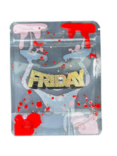 Load image into Gallery viewer, Its Kandy Friday Transparent Mylar Bags 3.5g Holographic - Black Unicorn Hub