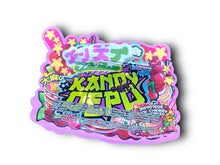 Load image into Gallery viewer, Kandy Depo Japanese Pink Cherry Pancakes Mylar Bags 3.5g Holographic - Black Unicorn Hub