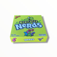 Load image into Gallery viewer, Medicated Nerds Variety Pack 16-1oz Jars in a box - Empty packaging only
