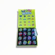 Load image into Gallery viewer, Medicated Nerds Variety Pack 16-1oz Jars in a box - Empty packaging only