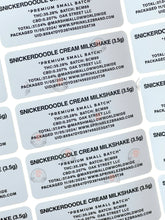 Load image into Gallery viewer, Sprinklez Snickerdoodle Cream 3.5G Mylar Bags -With stickers and label