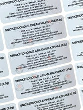 Load image into Gallery viewer, Sprinklez Snickerdoodle Cream 3.5G Mylar Bags -With stickers and label - Black Unicorn Hub