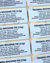 Load image into Gallery viewer, Sprinklez Cinnamon Roll Break Pudding 3.5G Mylar Bags -With stickers and label