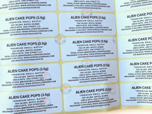 Load image into Gallery viewer, Sprinklez Astroidz Alien Cake Pops 3.5G Mylar Bags -With stickers and label