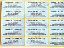Load image into Gallery viewer, Sprinklez Cherry Coca Cola Marshmallow 3.5G Mylar Bags -With stickers and label