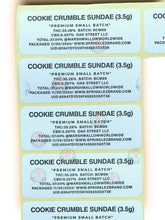 Load image into Gallery viewer, Sprinklez Cookie Crumble Sundae 3.5G Mylar Bags -With stickers and label