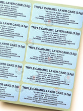 Load image into Gallery viewer, Sprinklez Triple Caramel Layer Cake 3.5G Mylar Bags -With stickers and label