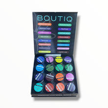 Load image into Gallery viewer, Boutiq 16-1oz Jars in a box Mixed Strains Variety Pack- Empty packaging only