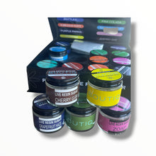Load image into Gallery viewer, Boutiq 16-1oz Jars in a box Mixed Strains Variety Pack- Empty packaging only