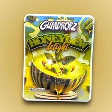 Load image into Gallery viewer, Sprinklez Gumdropz Honeydew Delight 3.5G Mylar Bags -With stickers and labels