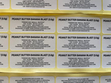 Load image into Gallery viewer, Sprinklez Peanut Butter Banana Blast 3.5g Mylar Bags -With stickers and label - Black Unicorn Hub