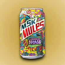 Load image into Gallery viewer, MSK Mules Caribbean Splash 3.5g Mylar Bag Holographic - Black Unicorn Hub
