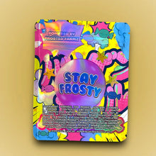 Load image into Gallery viewer, Frosty Bubble Yumz 3.5G Mylar Bags Holographic Stay Frosty - Black Unicorn Hub