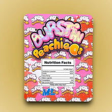Load image into Gallery viewer, Burstin Peachieos 3.5G Mylar Bags Holographic - Black Unicorn Hub