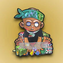 Load image into Gallery viewer, Boss Baby I Can't Feel My Face Cut Out Mylar Bags 3.5g Hight Tolerance ICFMF - Black Unicorn Hub