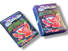 Load image into Gallery viewer, Sprinklez Watermelon Invader Mylar Bags with Boxes 3.5g Box Packaging With stickers and label - Black Unicorn Hub