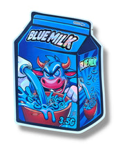 Load image into Gallery viewer, Blue Milk Mylar Bag 3.5g shape bag - Black Unicorn Hub
