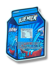 Load image into Gallery viewer, Blue Milk Mylar Bag 3.5g shape bag - Black Unicorn Hub