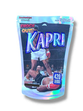 Load image into Gallery viewer, Kapri Knock Out Mylar Bag 3.5g shape bag - Black Unicorn Hub