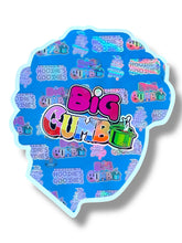 Load image into Gallery viewer, Big Gumbo Mylar Bag 3.5g shape bag Big Worm - Black Unicorn Hub