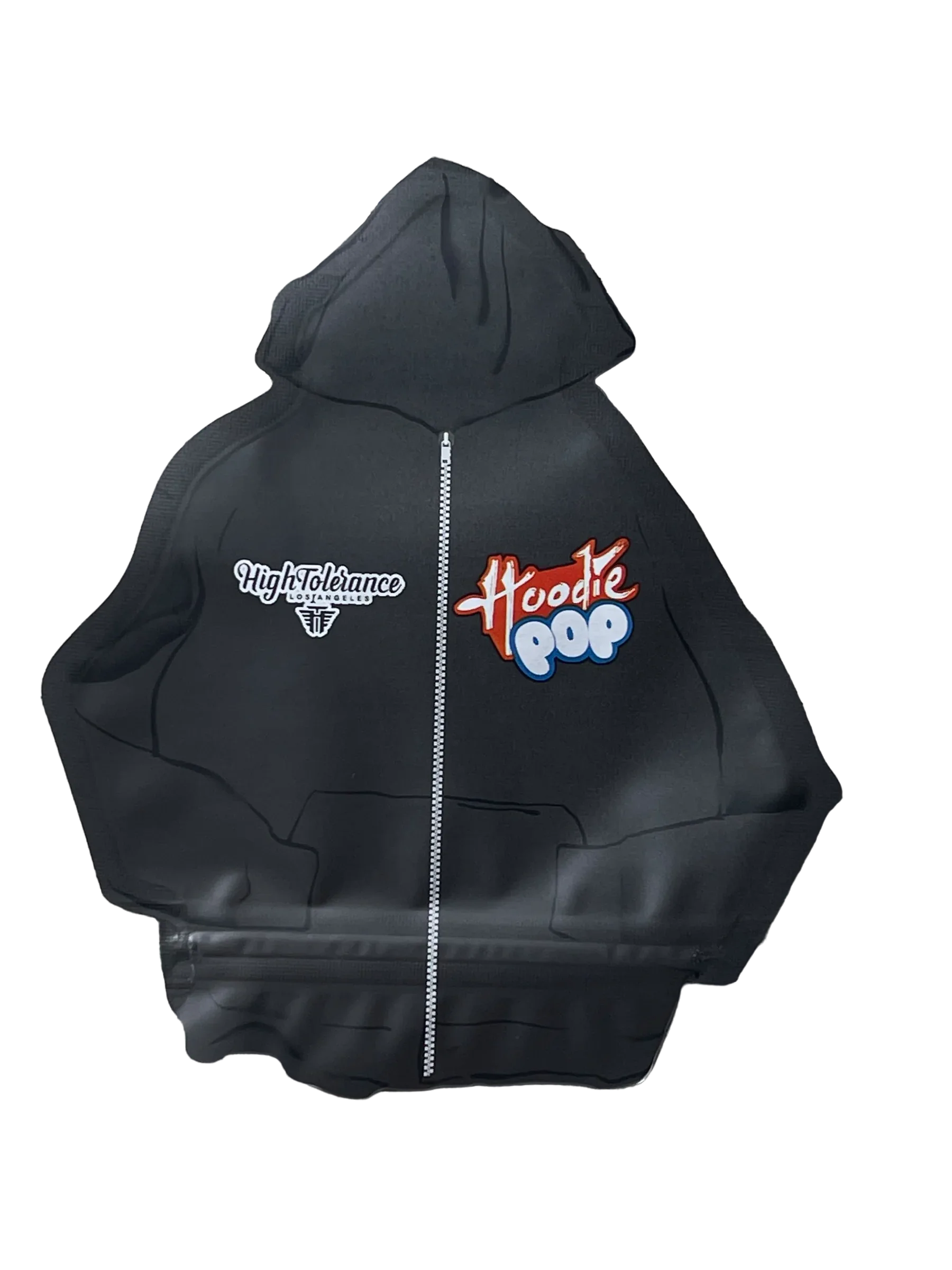 Hoodie POP 3.5 grams Mylar Bag High Tolerance – Black Unicorn Hub