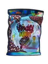 Load image into Gallery viewer, Wocky Donut 3.5g Mylar Bag- Holographic Smores Edition - Black Unicorn Hub