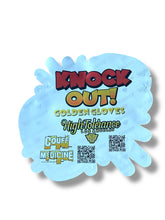 Load image into Gallery viewer, Knock out golden gloves High Tolerance Mylar Bag 3.5g shape bag
