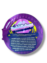 Load image into Gallery viewer, Bubble Tape Groovy Grape Mylar Bag 3.5g shape bag - Black Unicorn Hub