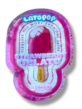 Load image into Gallery viewer, Lato Pop Strawberry Gelato Mylar Bag 3.5g shape bag - Black Unicorn Hub