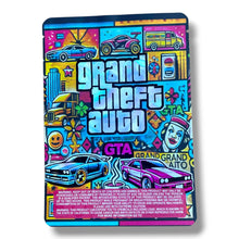 Load image into Gallery viewer, Grand Theft Auto 7G to 14G Mylar Bags - Black Unicorn Hub