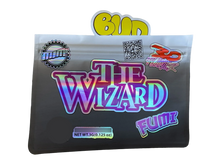 Load image into Gallery viewer, Bud Fumi The Wizard 3.5 grams Mylar Bag - Black Unicorn Hub