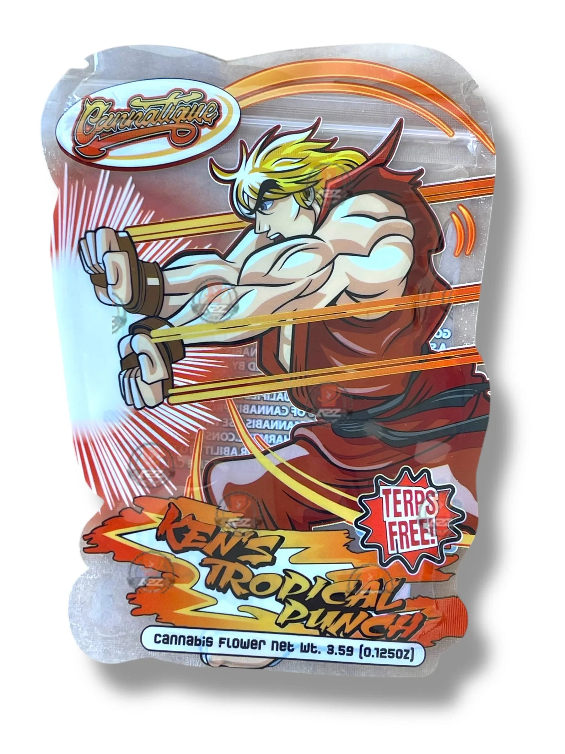 Cannatique Street Fighter Kens Tropical Punch Mylar Bag 3.5g