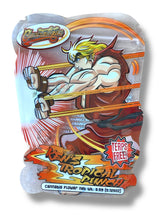 Load image into Gallery viewer, Cannatique Street Fighter Kens Tropical Punch Mylar Bag 3.5g Transparent shape bag
