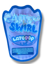 Load image into Gallery viewer, Candy Swirl Lato POP Mylar Bag 3.5g shape bag