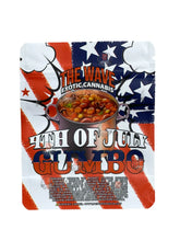 Load image into Gallery viewer, 4th of July Gumbo Mylar Bags 3.5g The Wave - Black Unicorn Hub